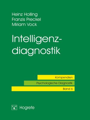 cover image of Intelligenzdiagnostik